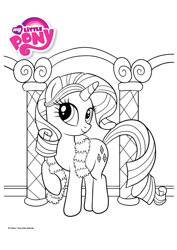 Coloriage Raretée Mon Petit Poney - My little pony à imprimer