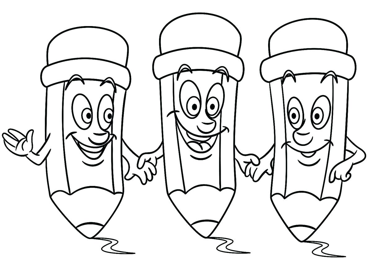Coloriage Rentrée Scolaire Crayon Crayola - Rentrée scolaire à imprimer