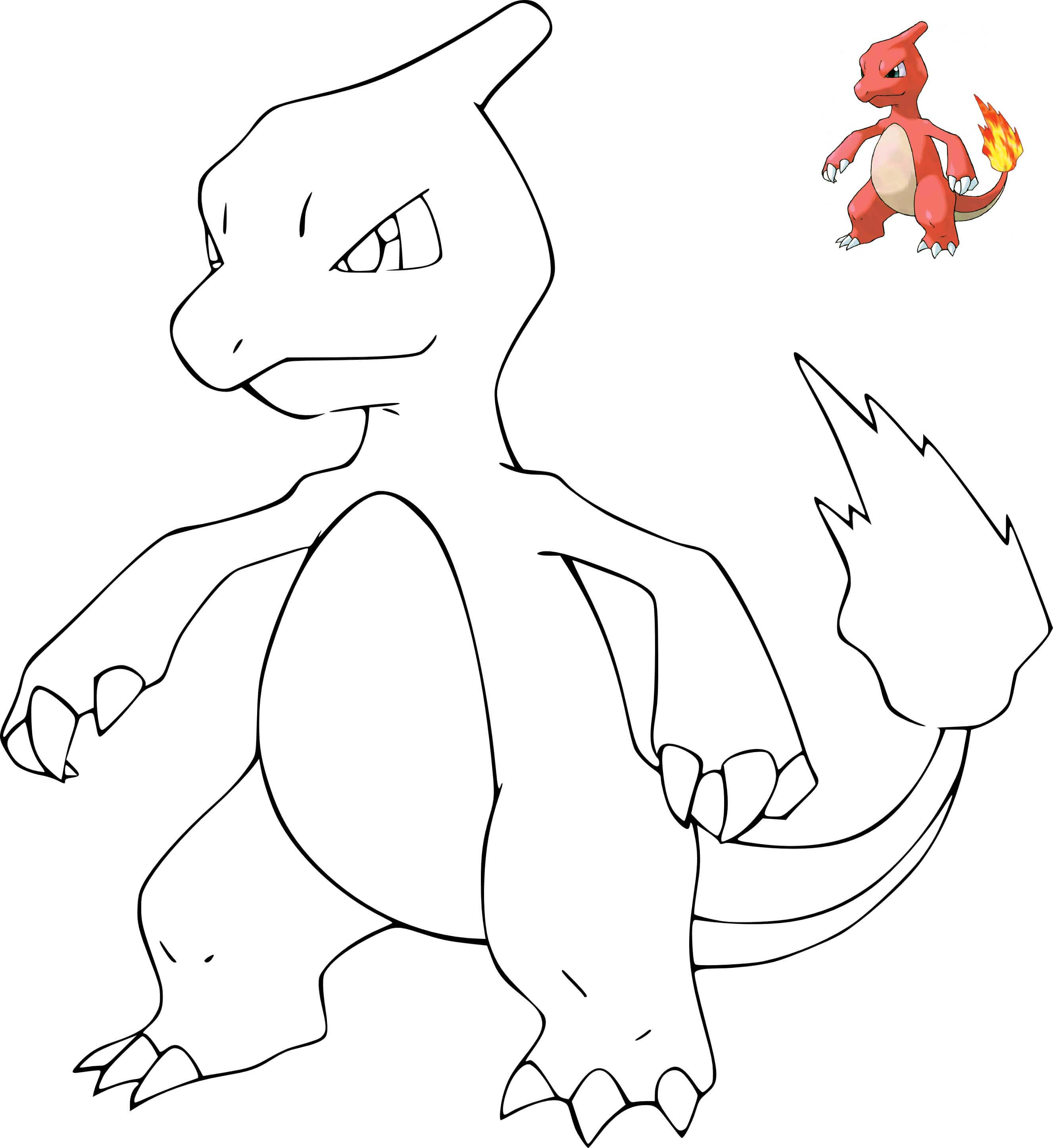 Coloriage Dracaufeu