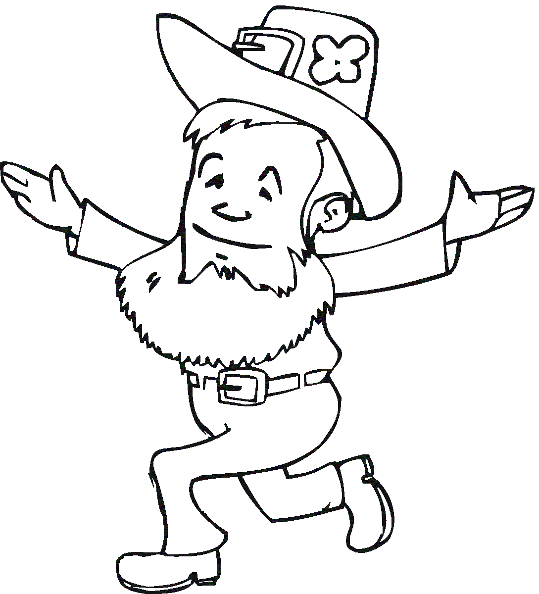 Coloriage Saint Patrick 14 - Saint Patrick à imprimer