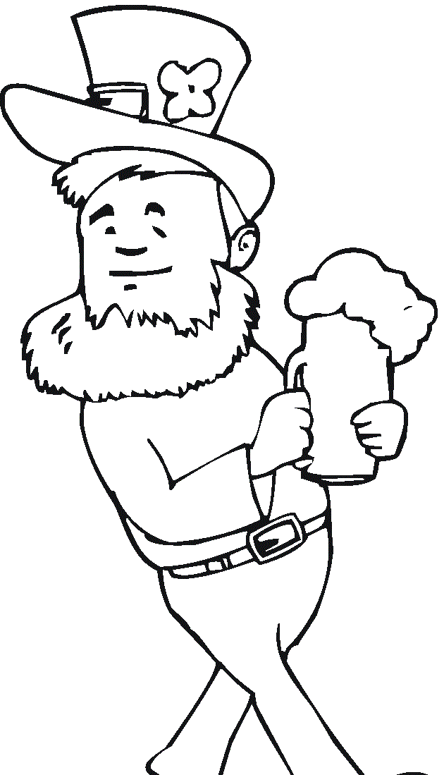 Coloriage Saint Patrick 17 - Saint Patrick à imprimer