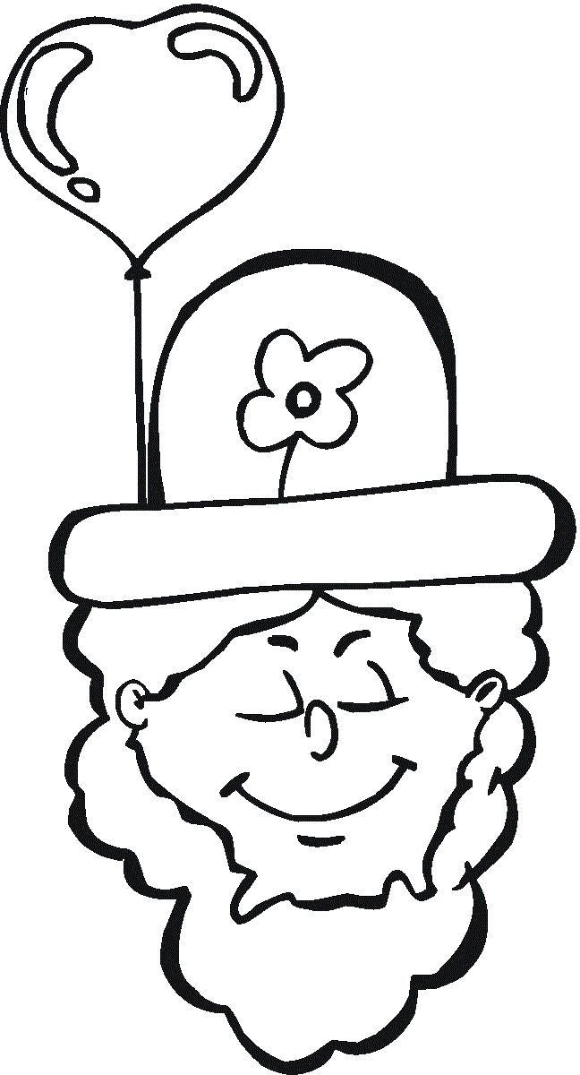 Coloriage Leprechaun festif de Saint-Patrick - Saint Patrick à imprimer