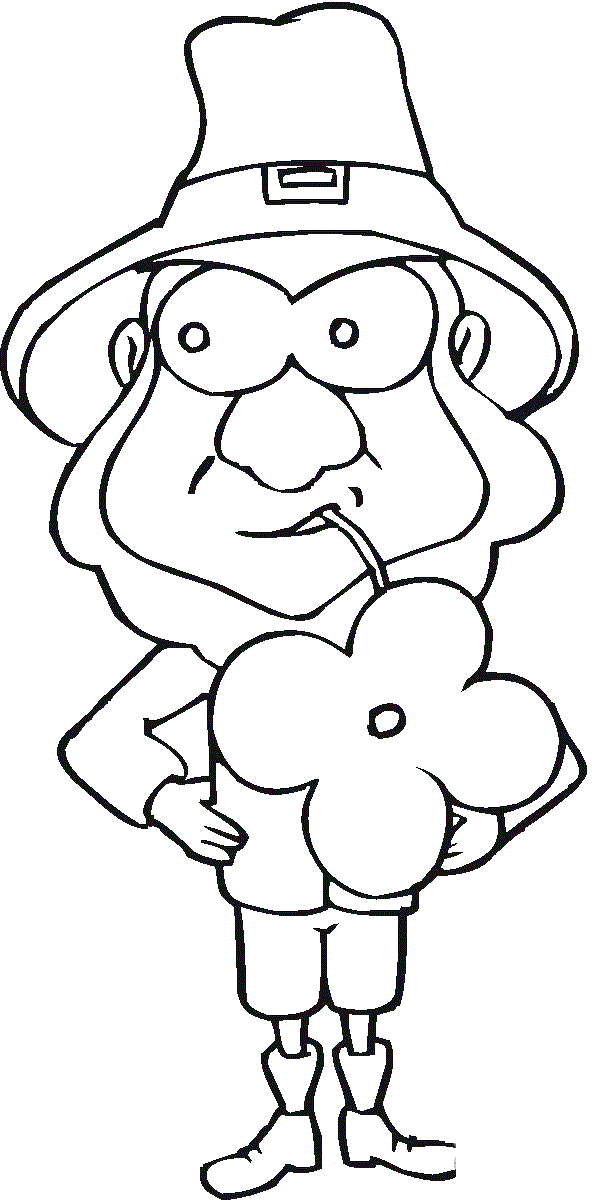 Coloriage Saint Patrick 3 - Saint Patrick à imprimer