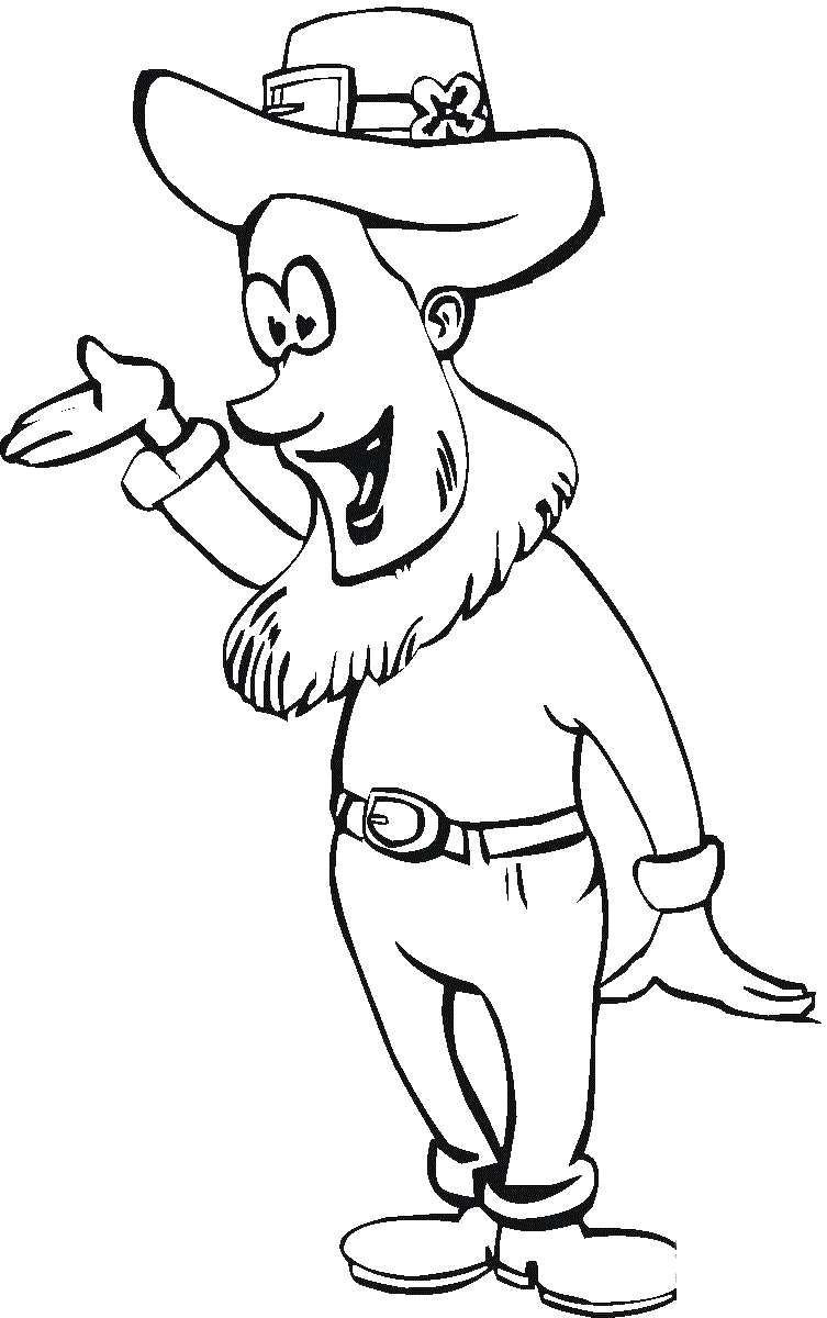 Coloriage Saint Patrick 8 - Saint Patrick à imprimer