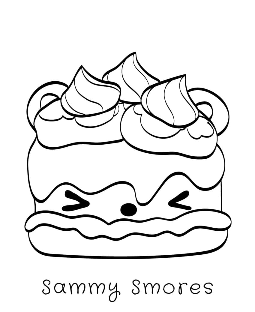 Coloriage Sammy Smores - Num noms à imprimer