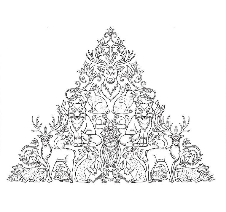 Coloriage Sapin De Noël En Forme De Noël Adulte - Noël adulte à imprimer