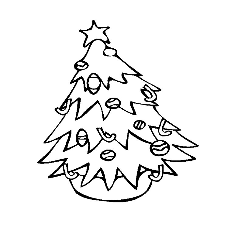 Coloriage Sapin Noël En Ligne - Noël à imprimer