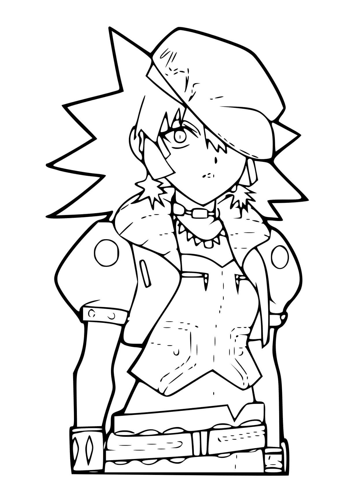 Coloriage Shoko Marukura Bakugan - Bakugan à imprimer