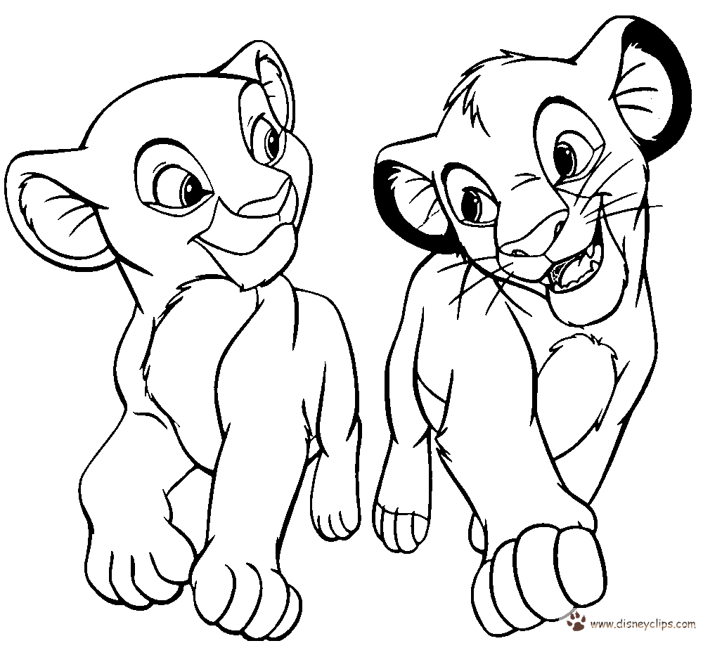 Coloriage Roi lion