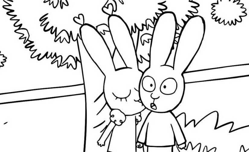 Coloriage Simon Et Lou - Simon à imprimer