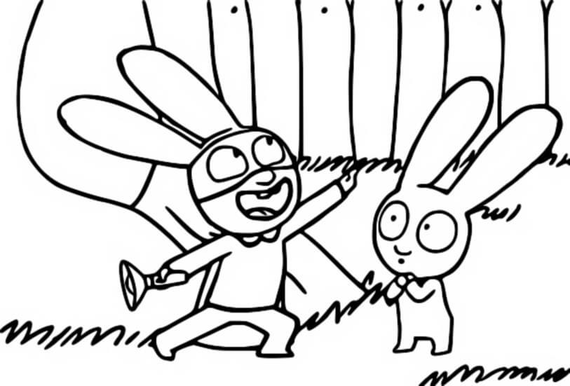 Coloriage Simon Halloween Se Déguisé En Superheros - Simon à imprimer