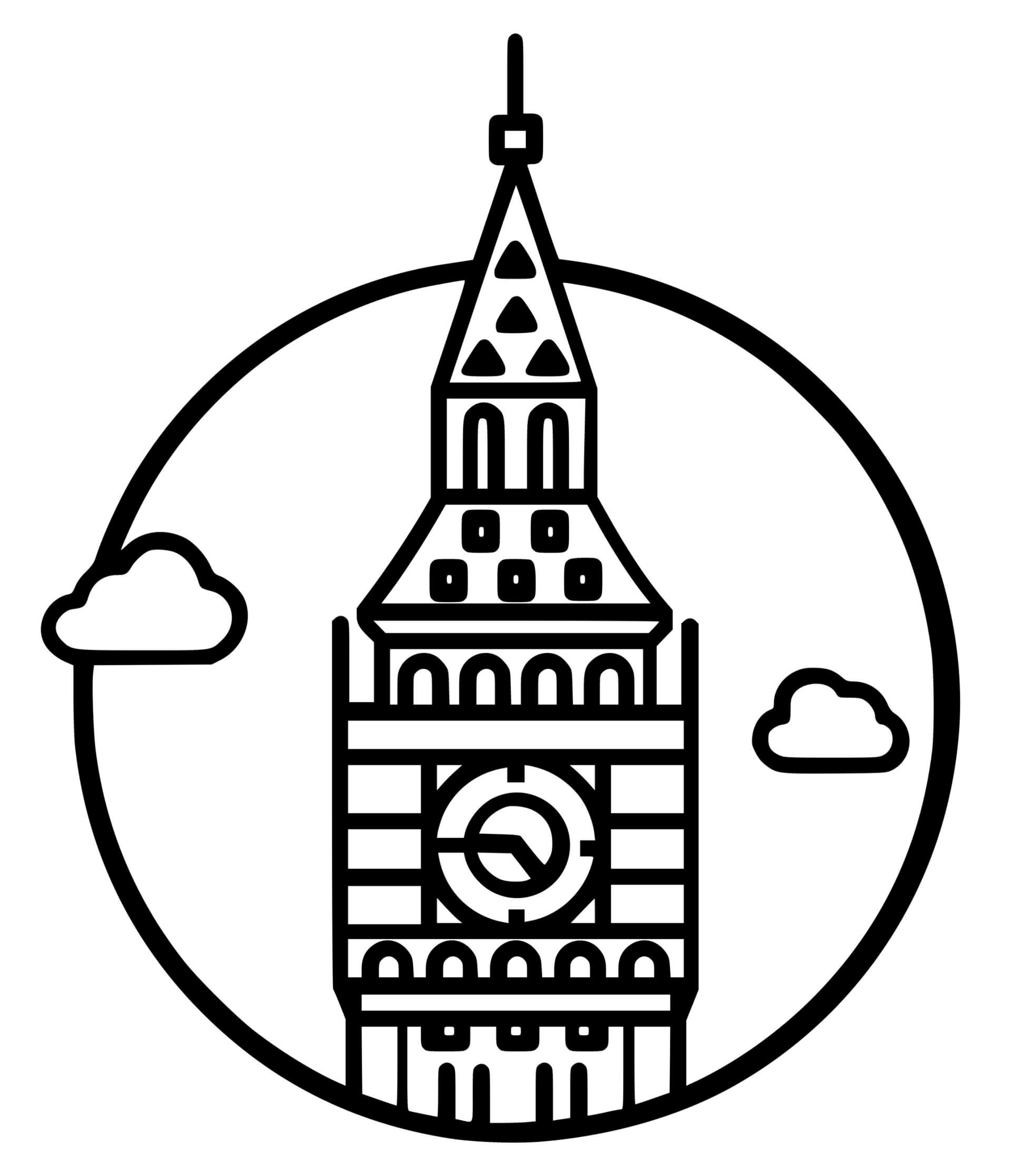 Coloriage Big ben