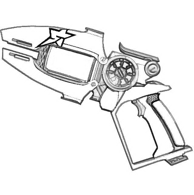 Coloriage Slugterra Gun - Slugterra à imprimer