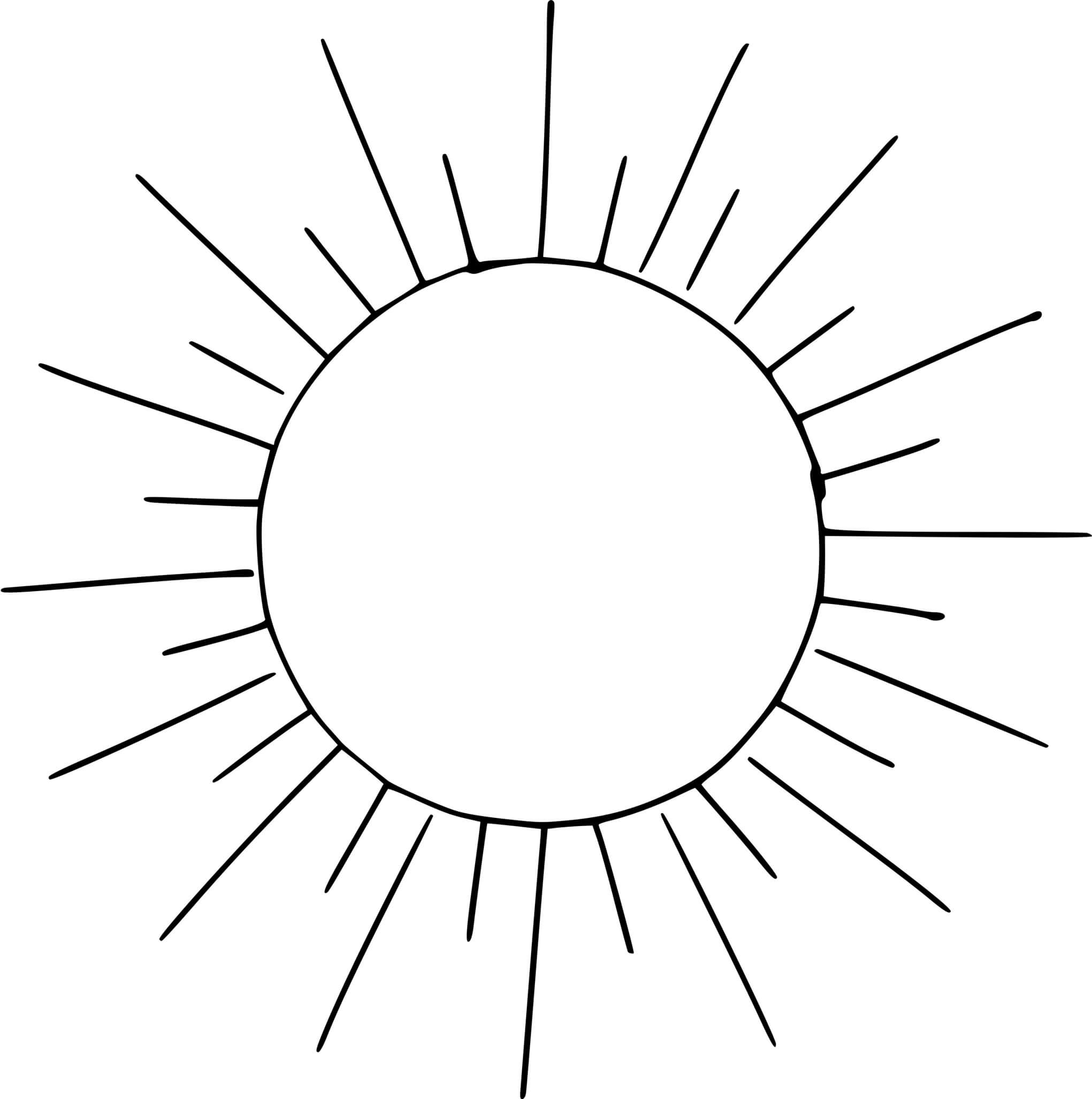 Coloriage Soleil Étoile Proche De La Terre - Soleil à imprimer