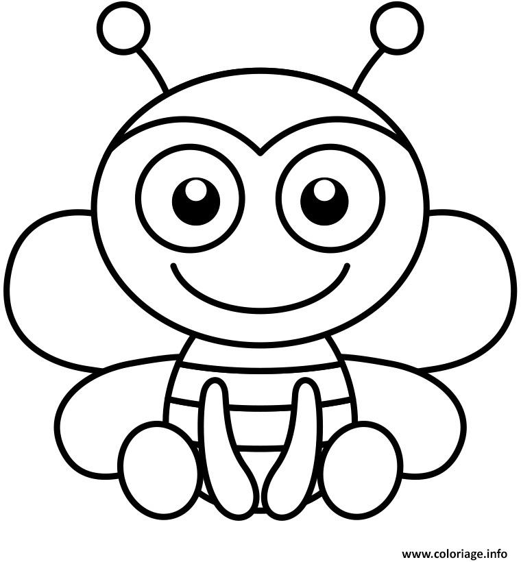 Coloriage Abeille