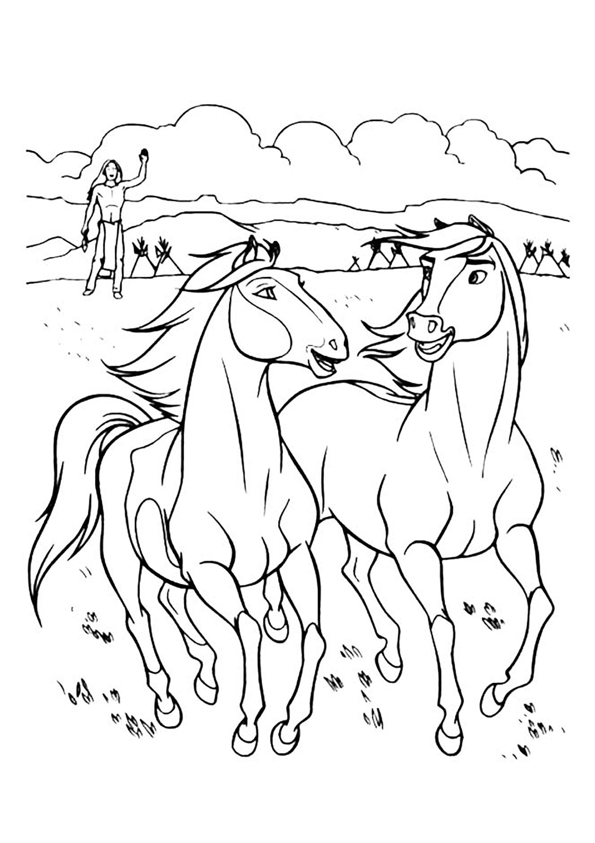 Coloriage Spirit