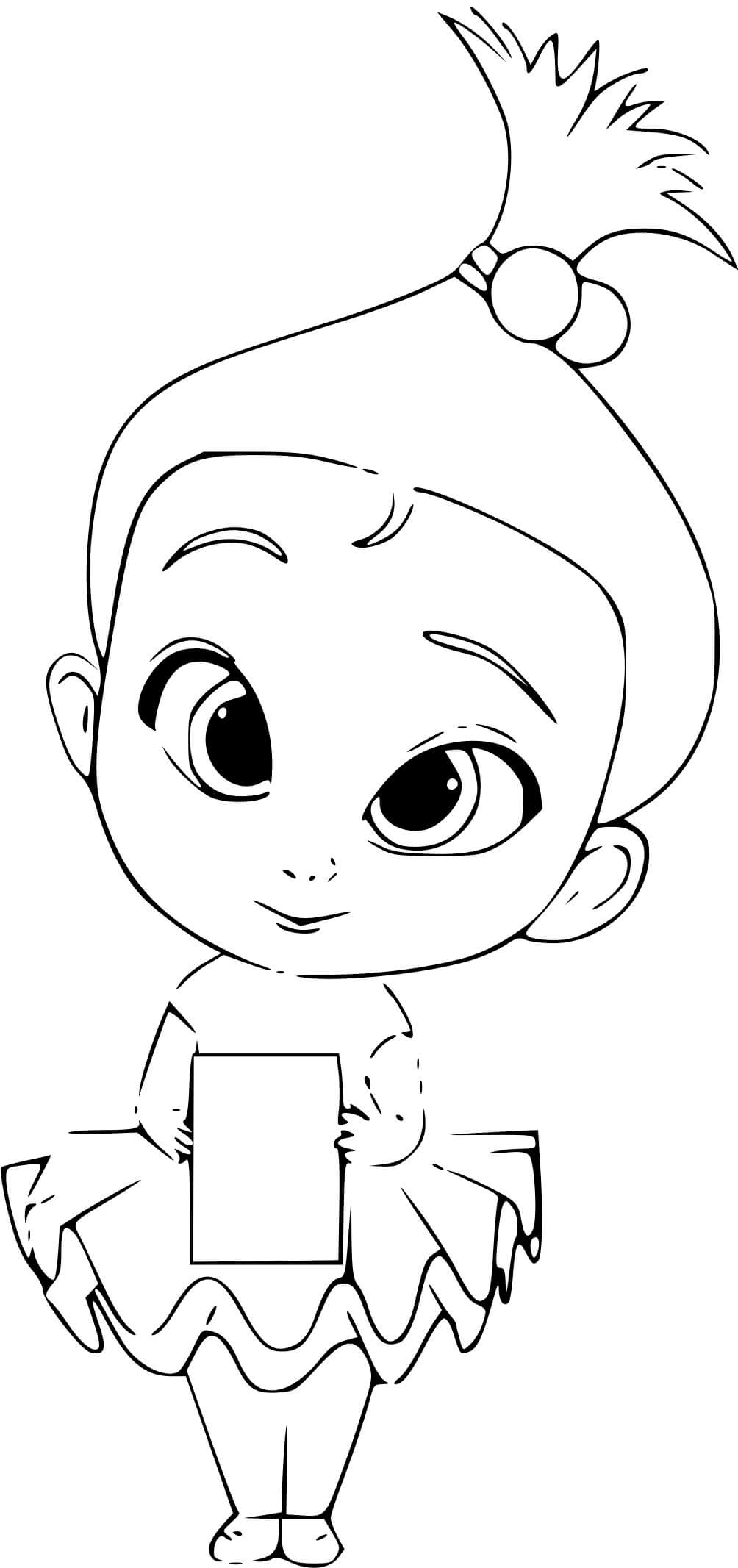 Coloriage Stacy De Baby Boss - Baby boss à imprimer