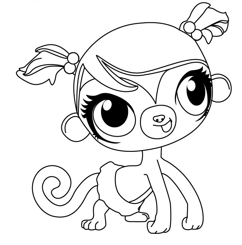 Coloriage Staggeringst Pet Shop - Petshop à imprimer