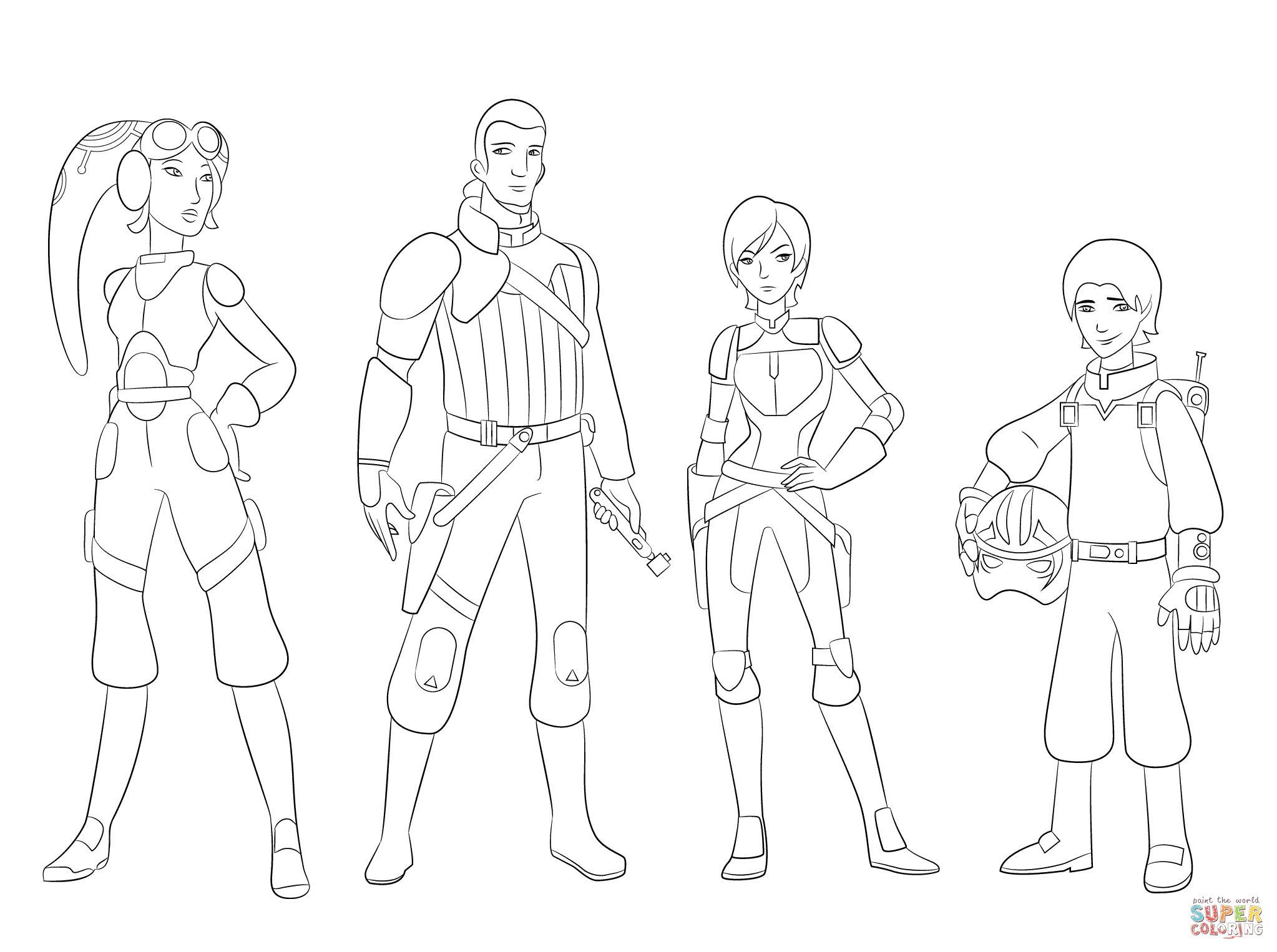Coloriage Star Wars bataille épique avec X-Wing - Star wars à imprimer
