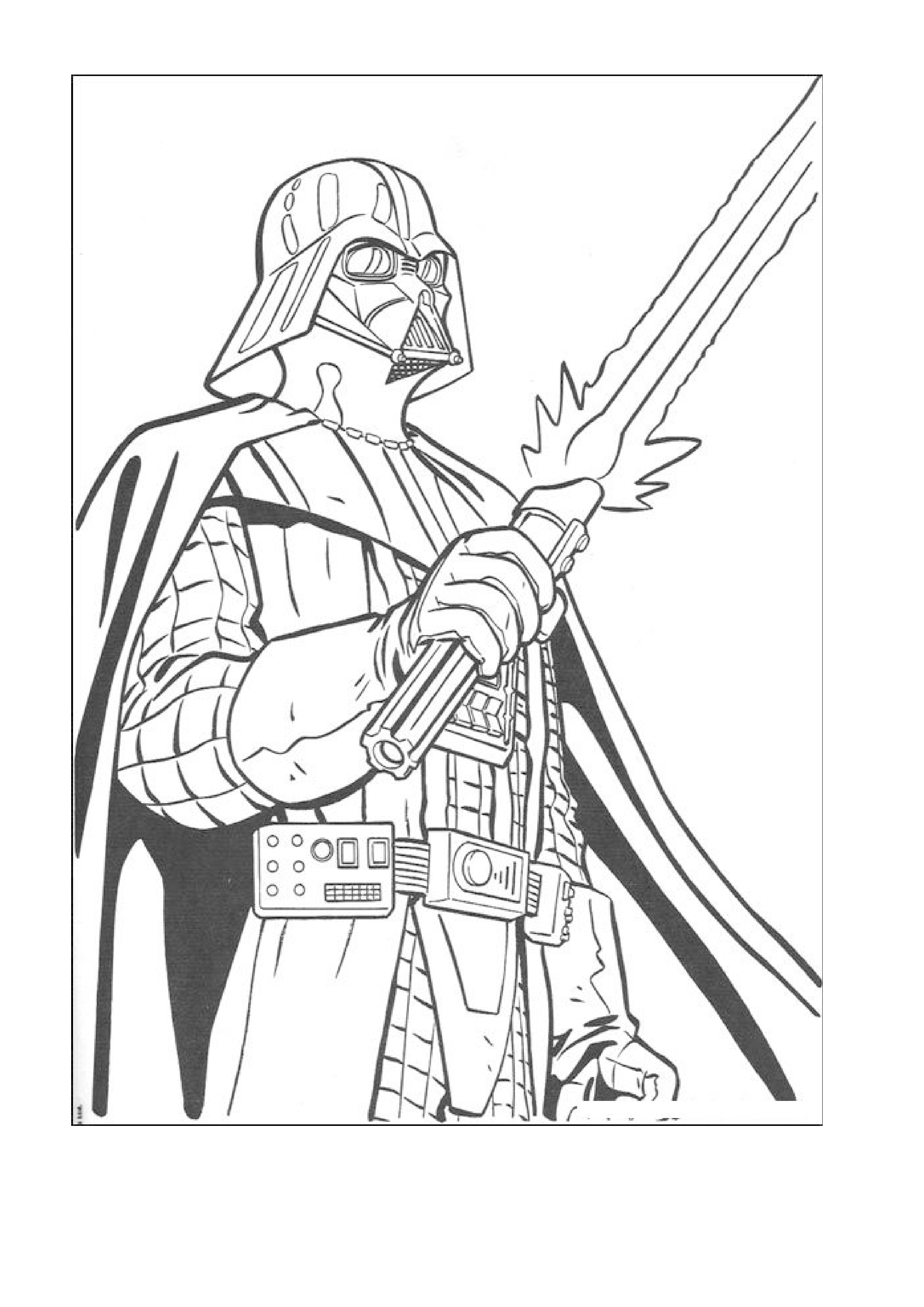 Coloriage Yoda Star Wars méditant - Star wars à imprimer