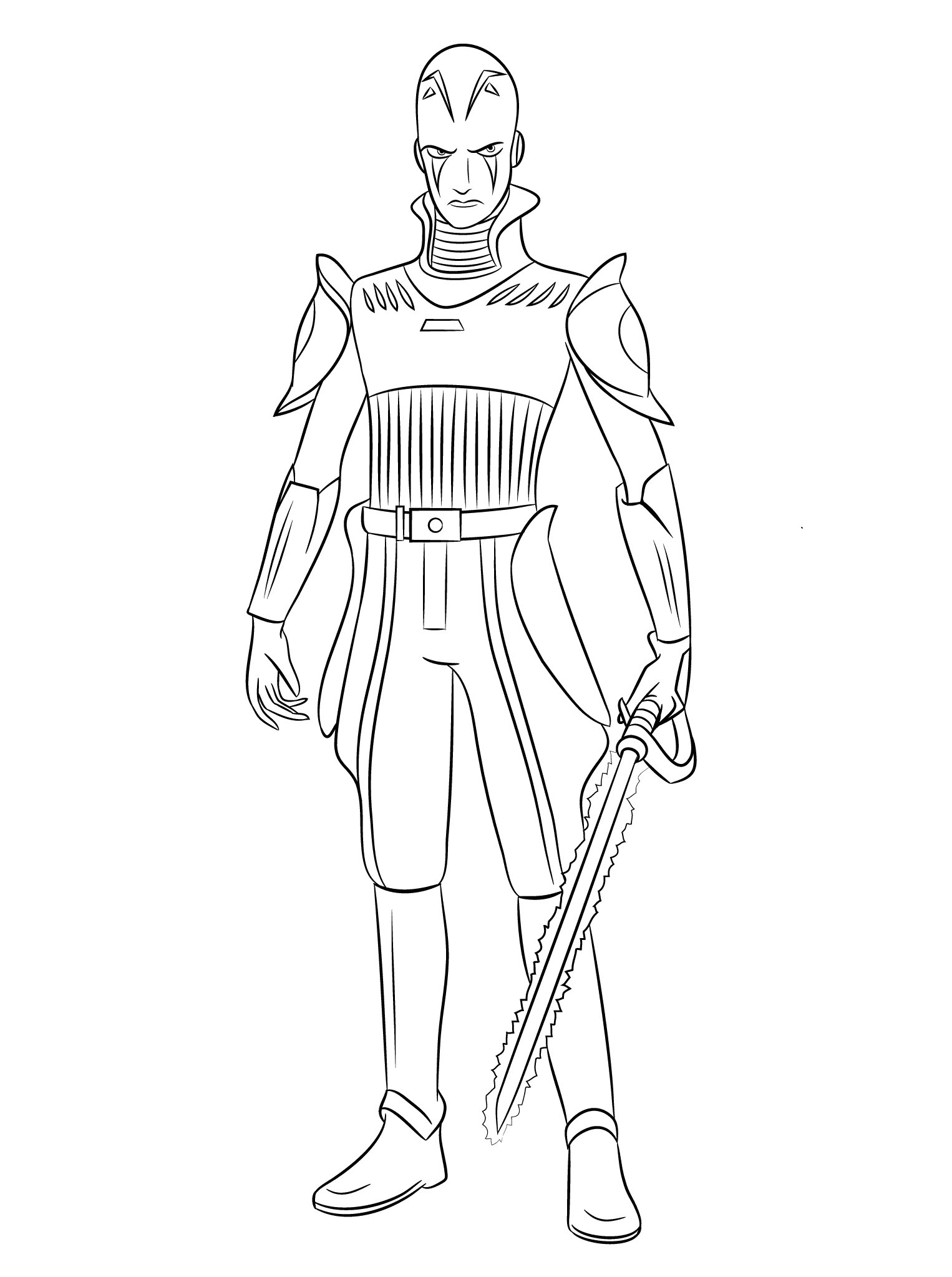 Coloriage Star Wars Rebels Inquisitors - Star wars à imprimer