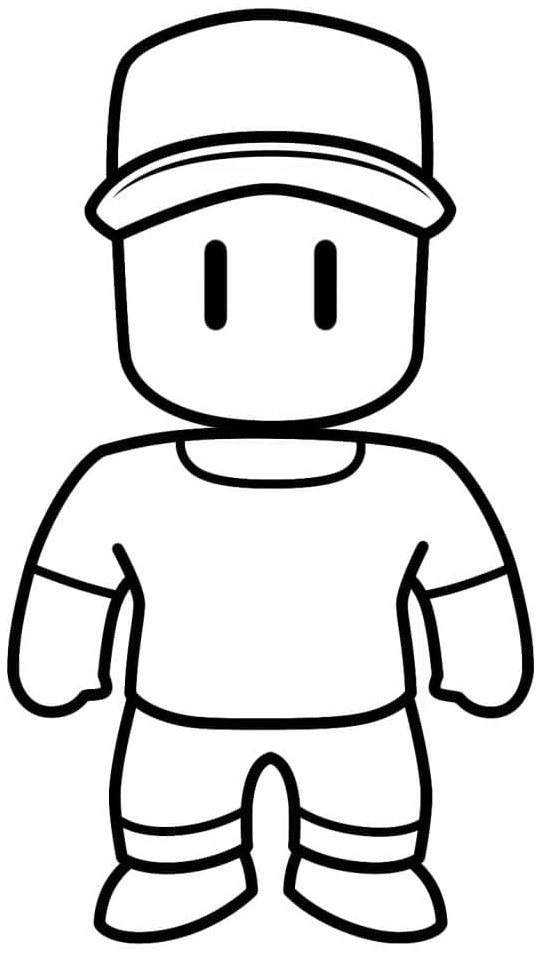 Coloriage Stumble Guys Pour Les Enfants - Stumble guys à imprimer