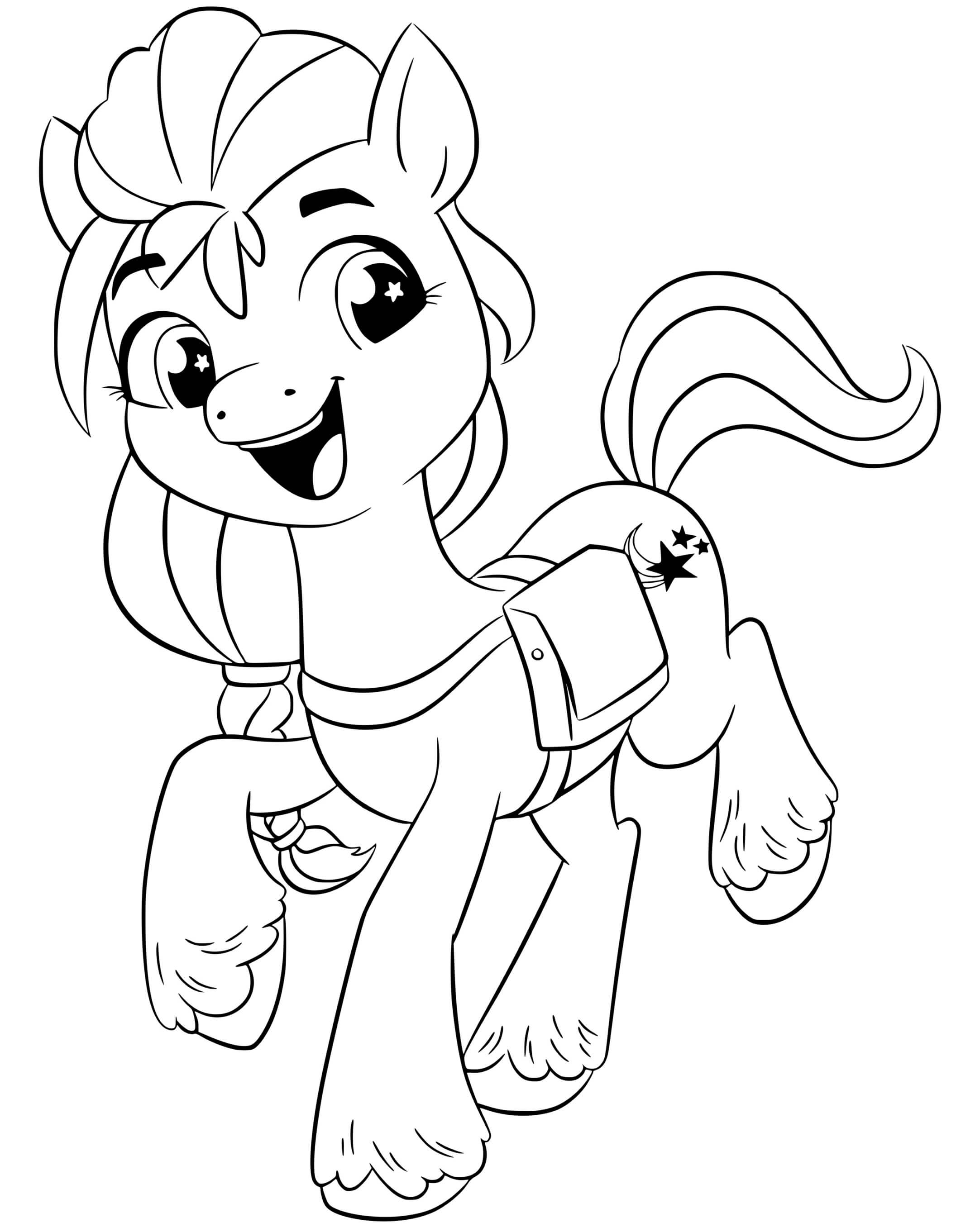 Coloriage Sunny Starscout - Mon Petit Poney - Poney à imprimer