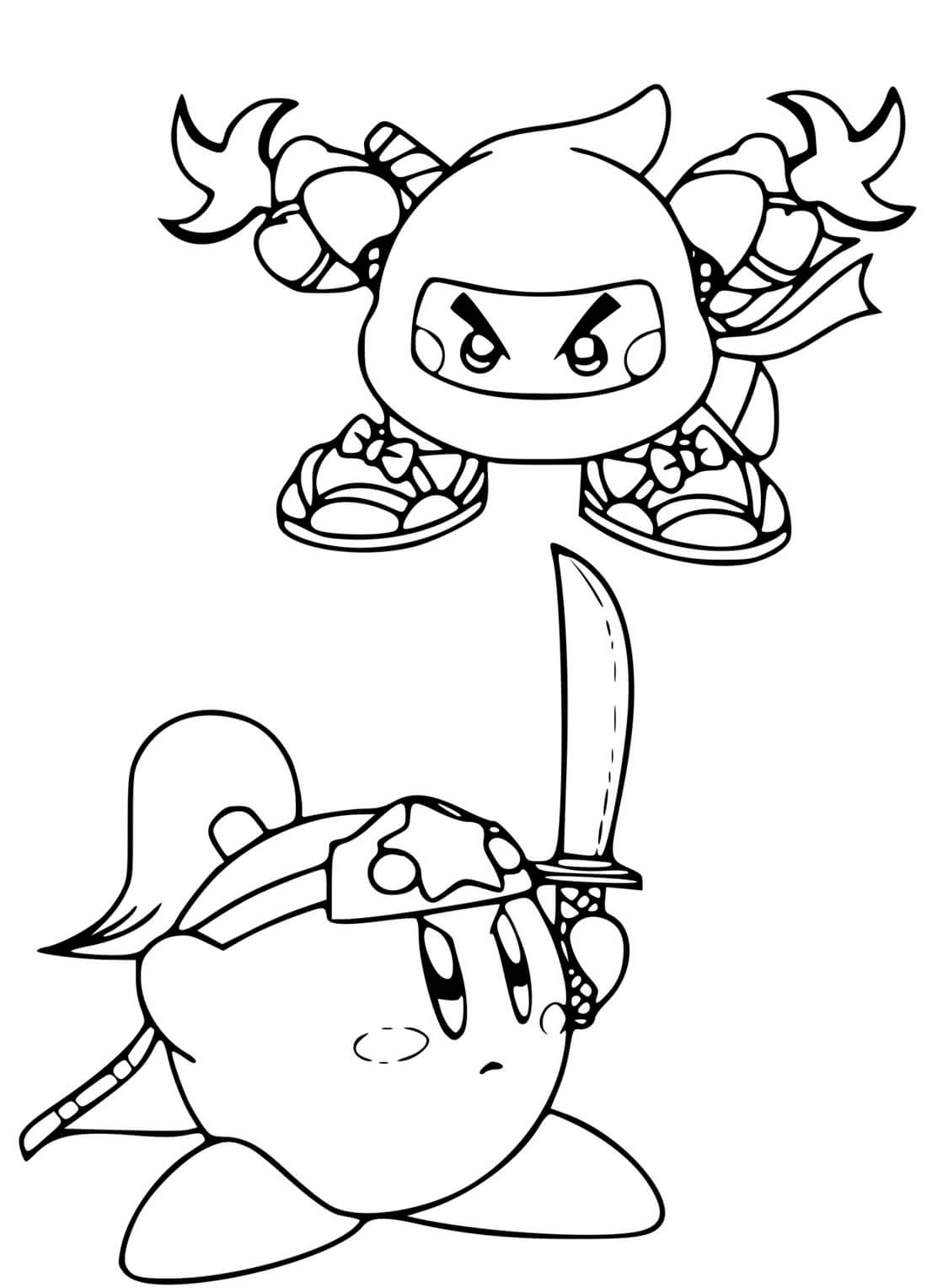 Coloriage Kirby