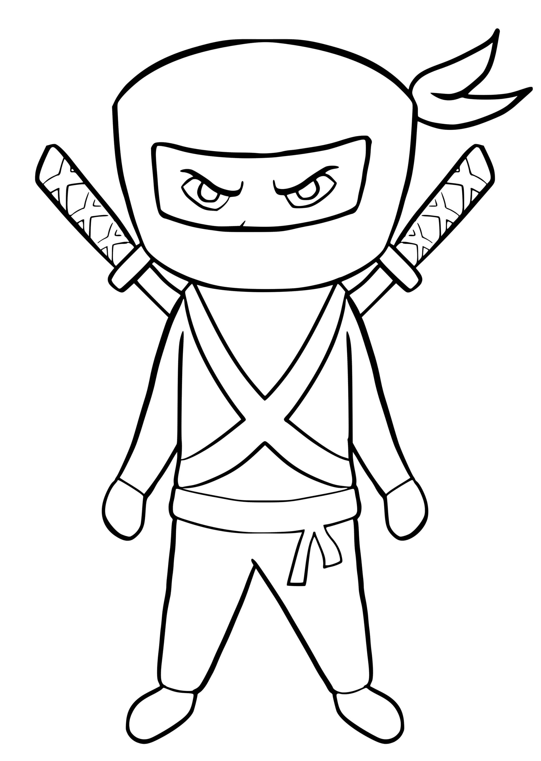 Coloriage Ninja