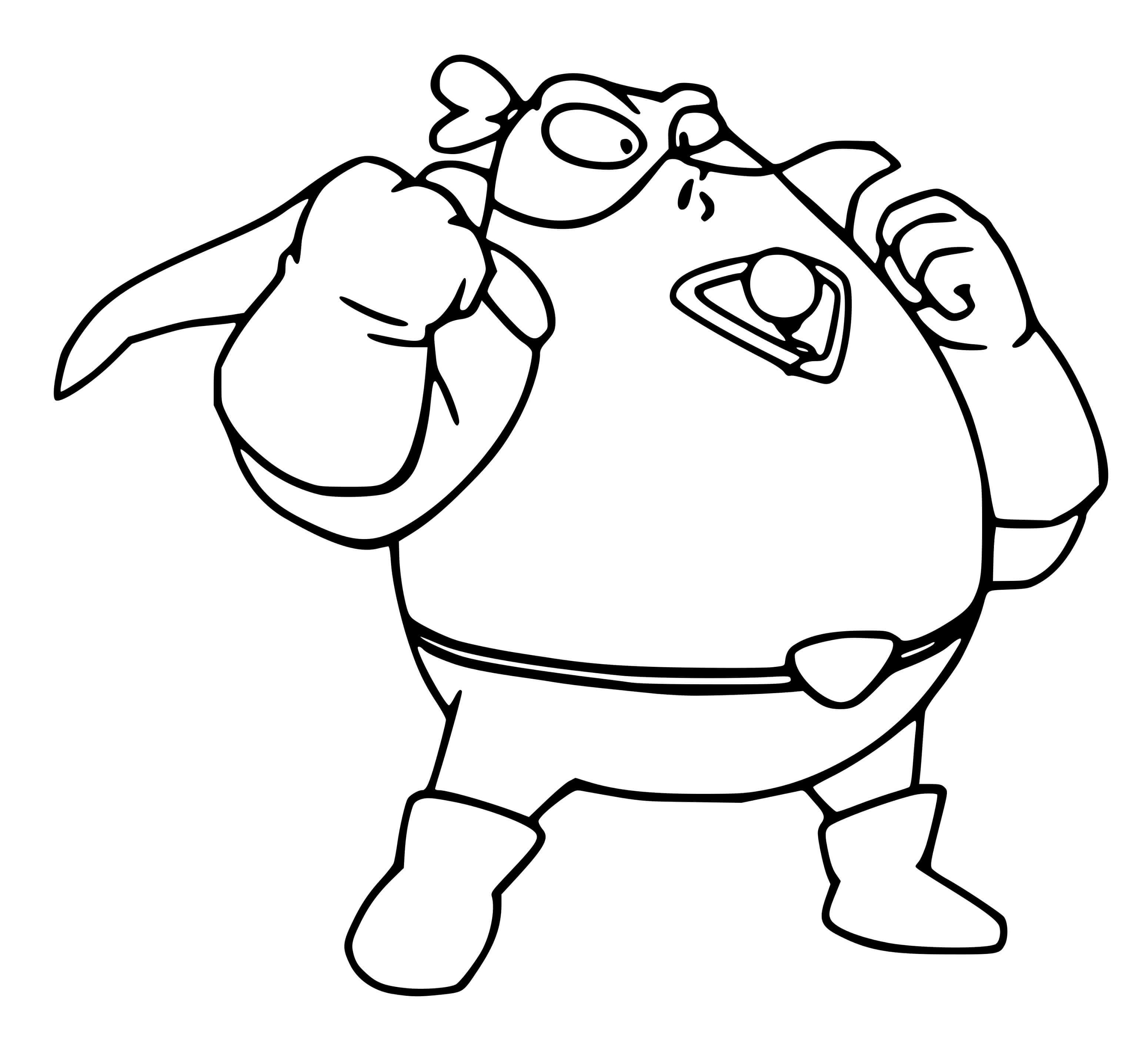 Coloriage Superzings Airblast - Superzings à imprimer