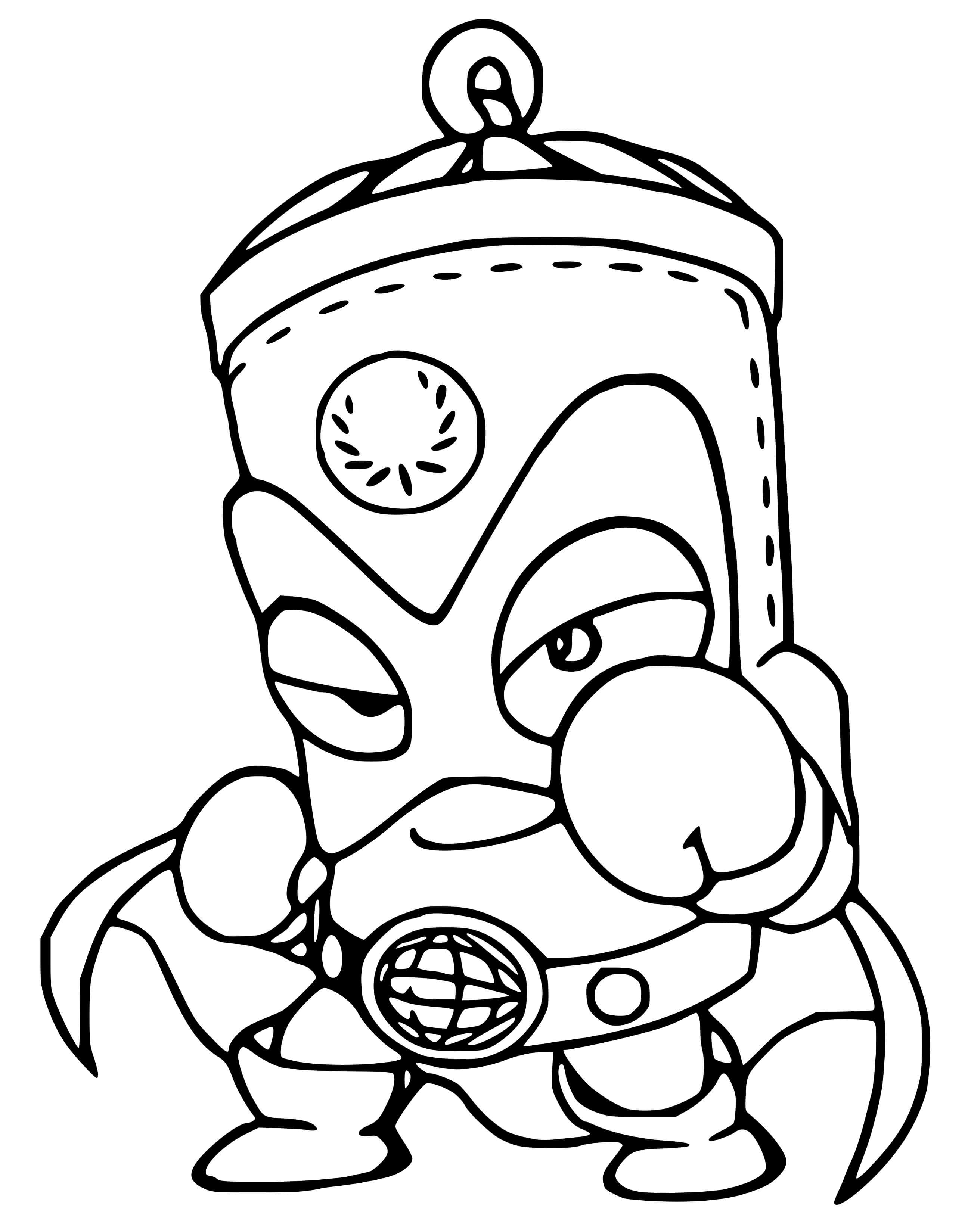 Coloriage Superzings Central Patrol 034 The Champ - Superzings à imprimer