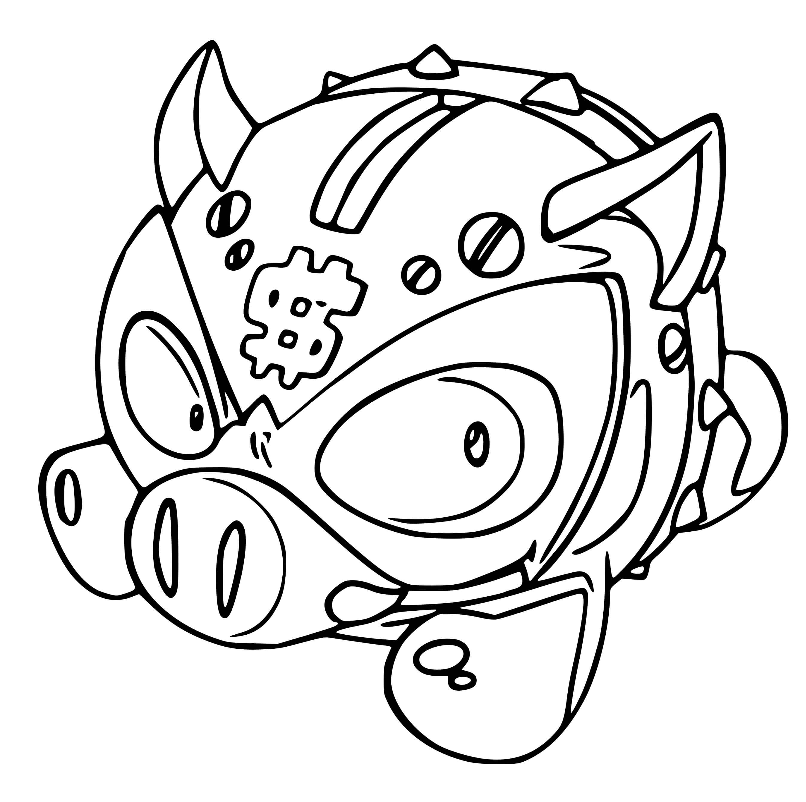Coloriage Superzings Coink - Superzings à imprimer