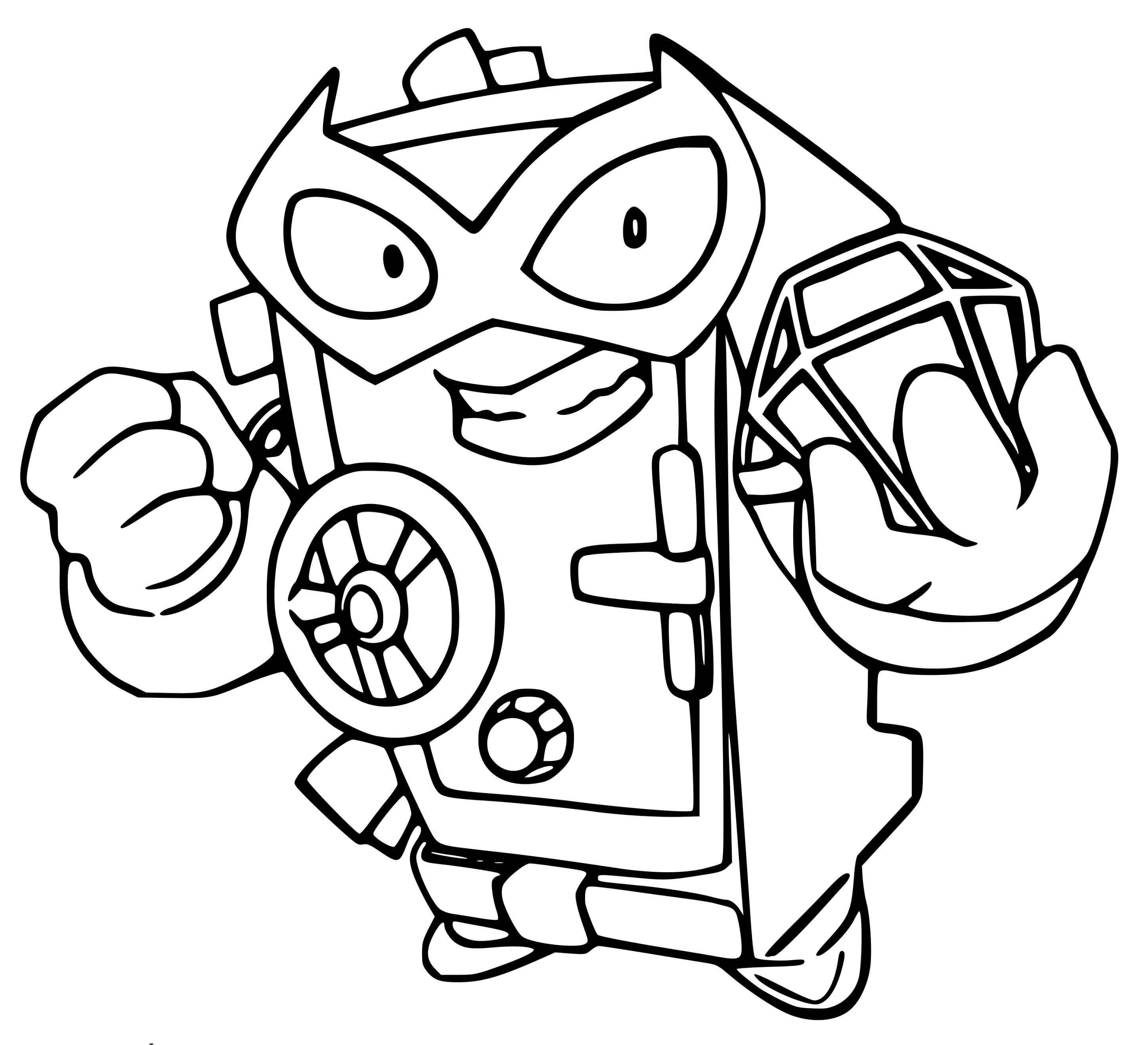 Coloriage Superzings
