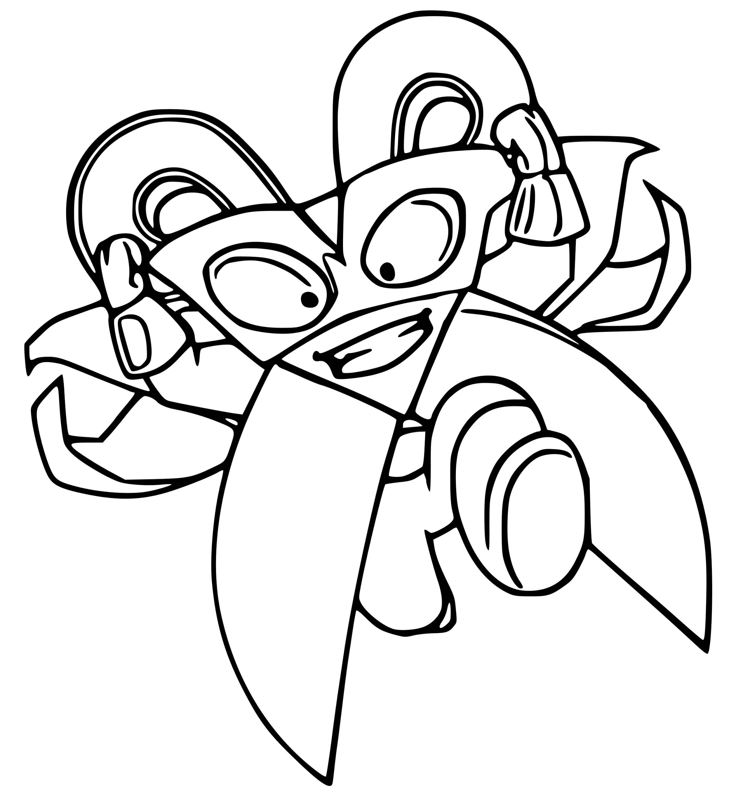 Coloriage Superzings Mad Blades - Superzings à imprimer