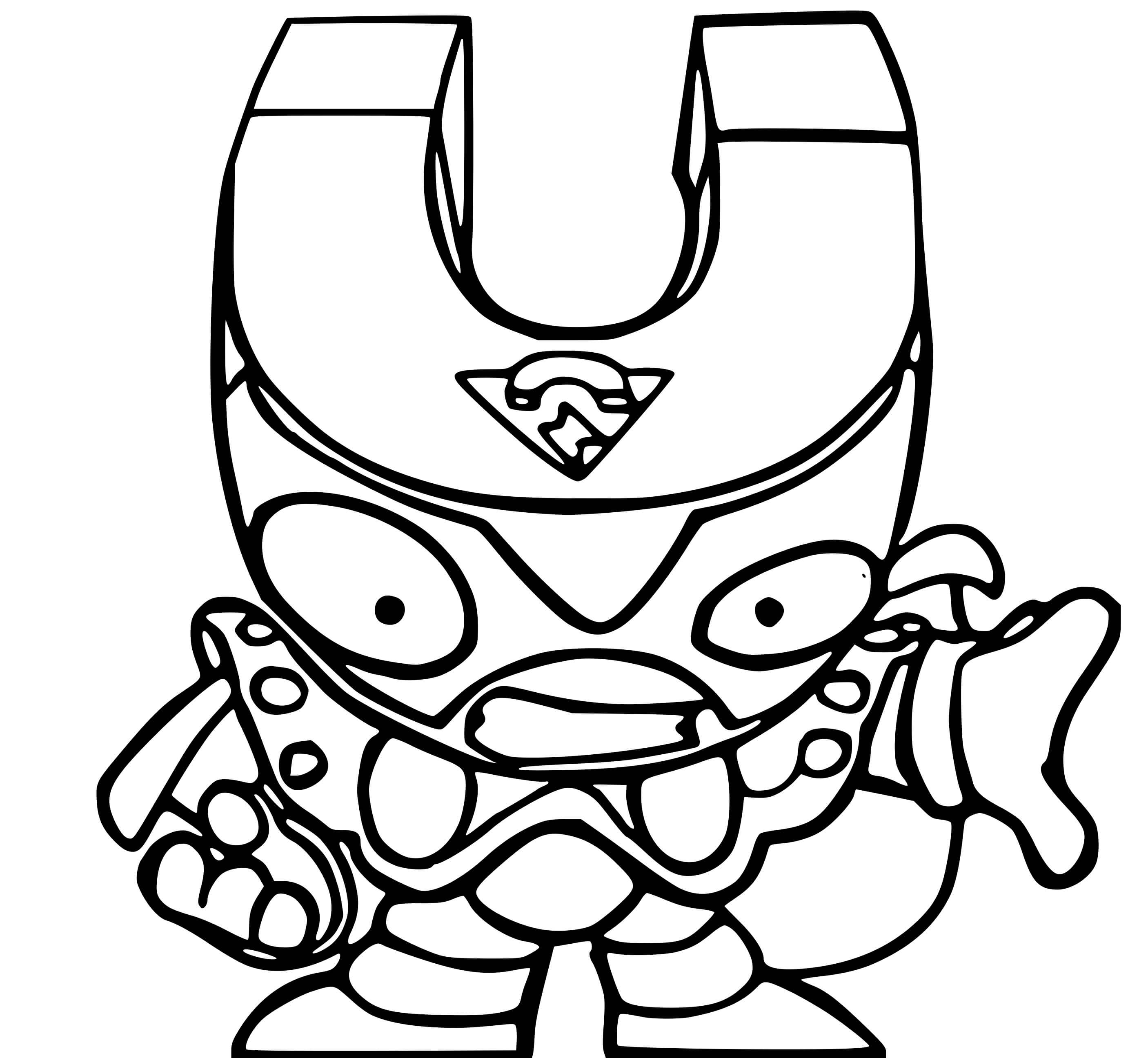 Coloriage Superzings Mutant Bandits 042 Darknetic - Superzings à imprimer