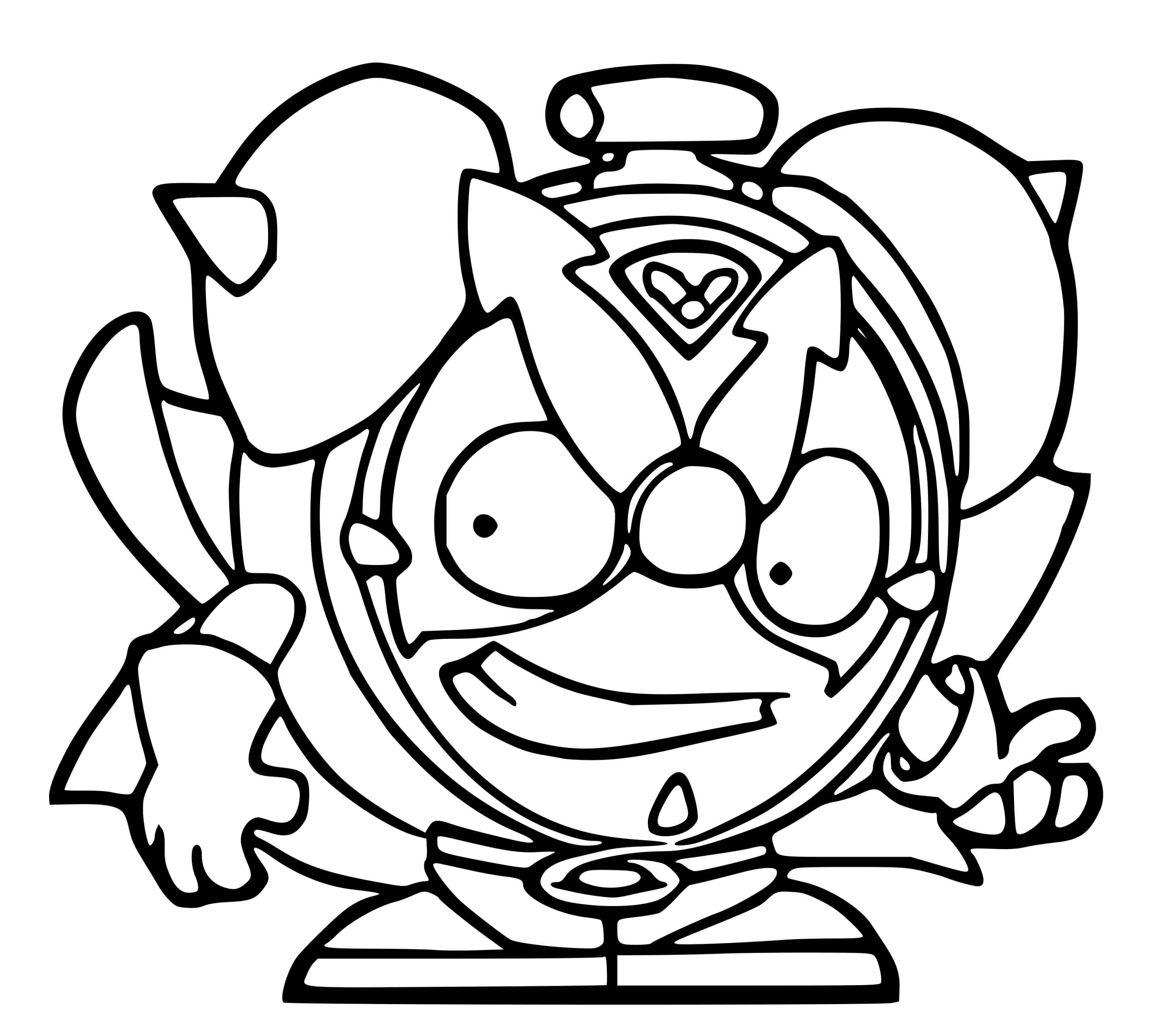 Coloriage Superzings Ring Ding - Superzings à imprimer