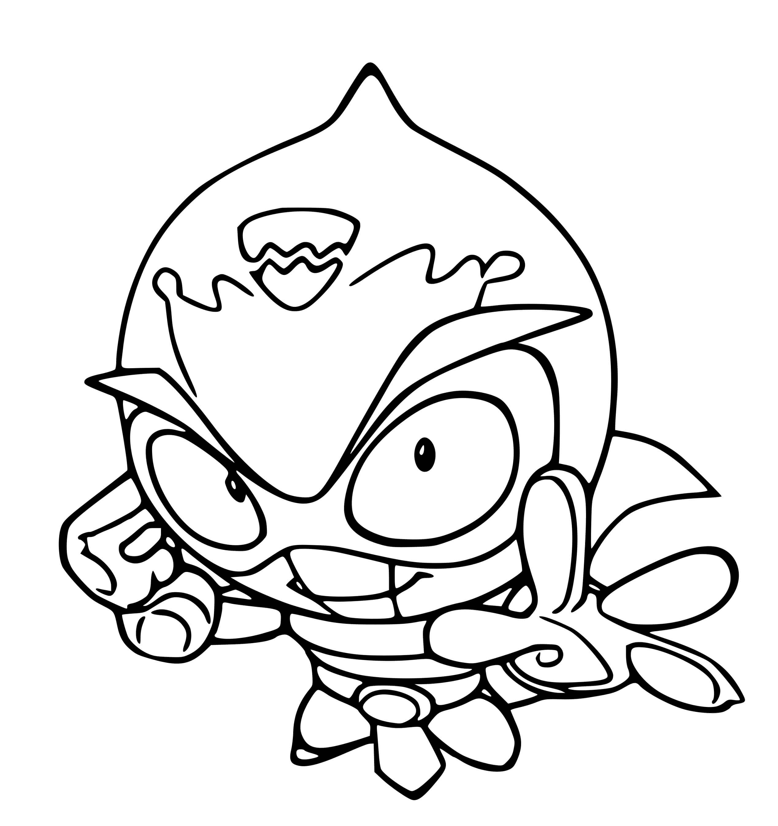 Coloriage Superzings Sparky - Superzings à imprimer