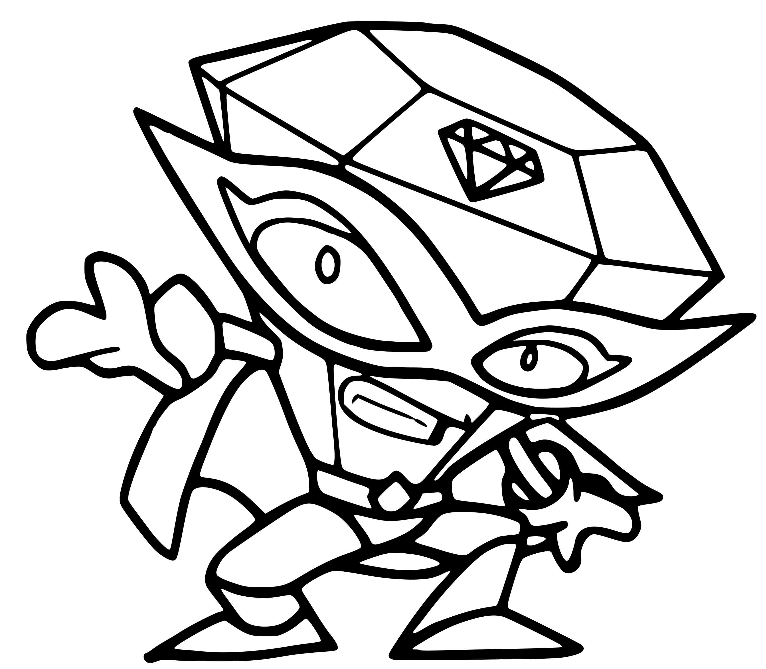 Coloriage Superzings Star Team 006 Wondershine - Superzings à imprimer