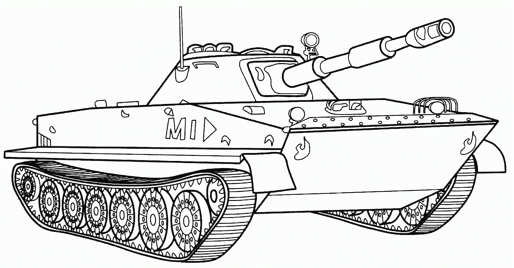 Coloriage Tank Forces Armees Transport Militaire - Militaire à imprimer