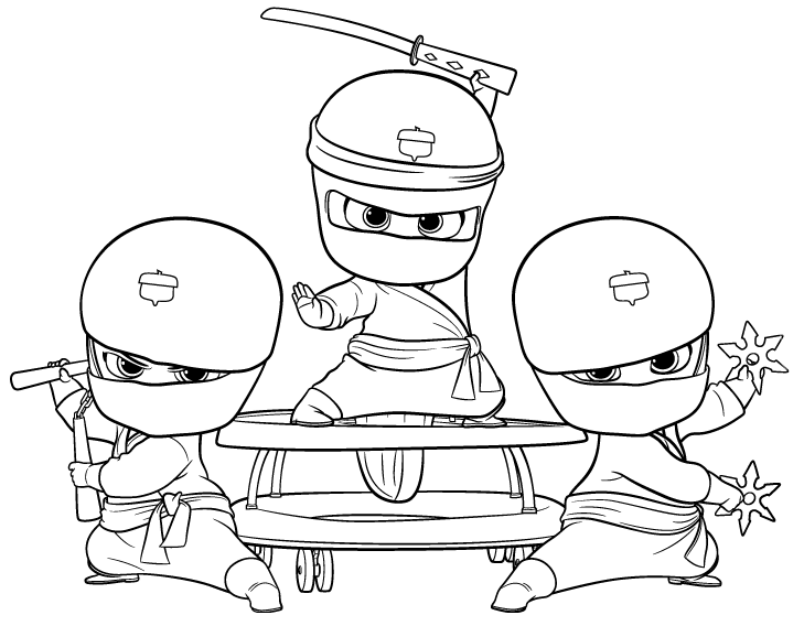 Coloriage The Boss Baby Ninja Babies Bébés - Baby boss à imprimer