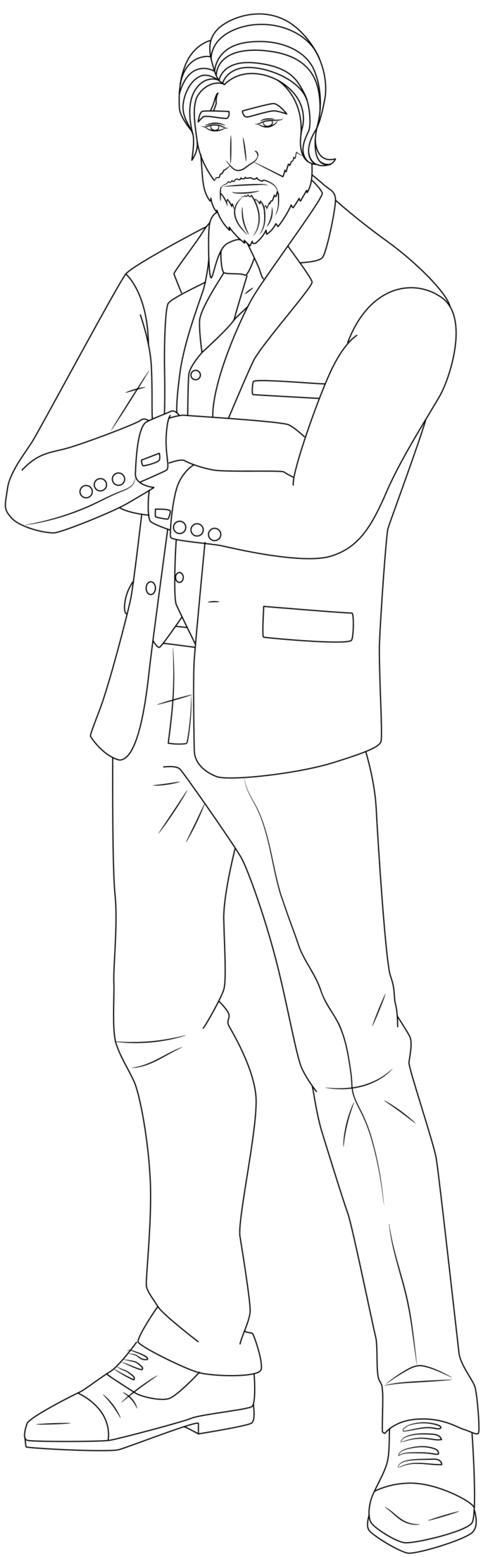 Coloriage The Reaper Fortnite Skin Hd - Fortnite à imprimer