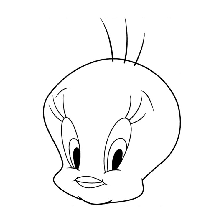 Coloriage Titi Cœur - Titi à imprimer