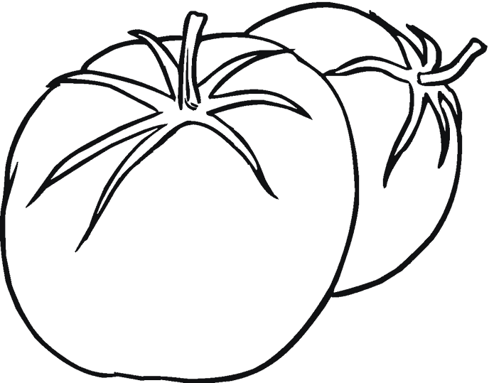 Coloriage Tomate Est Un Fruit - Fruits à imprimer