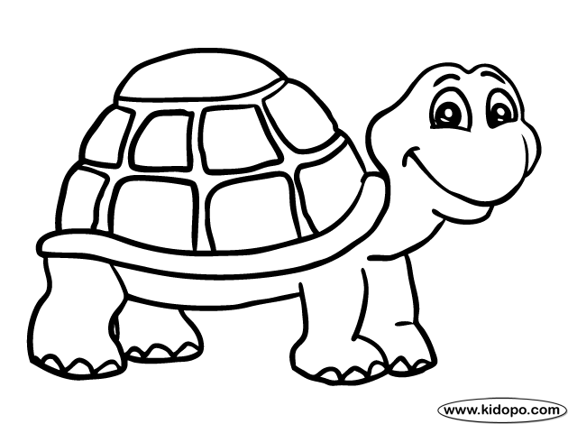 Coloriage Tortue De Mer - Tortue à imprimer