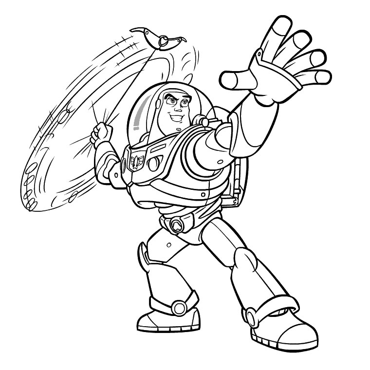 Coloriage Toy Story 1 - Alphabet disney à imprimer