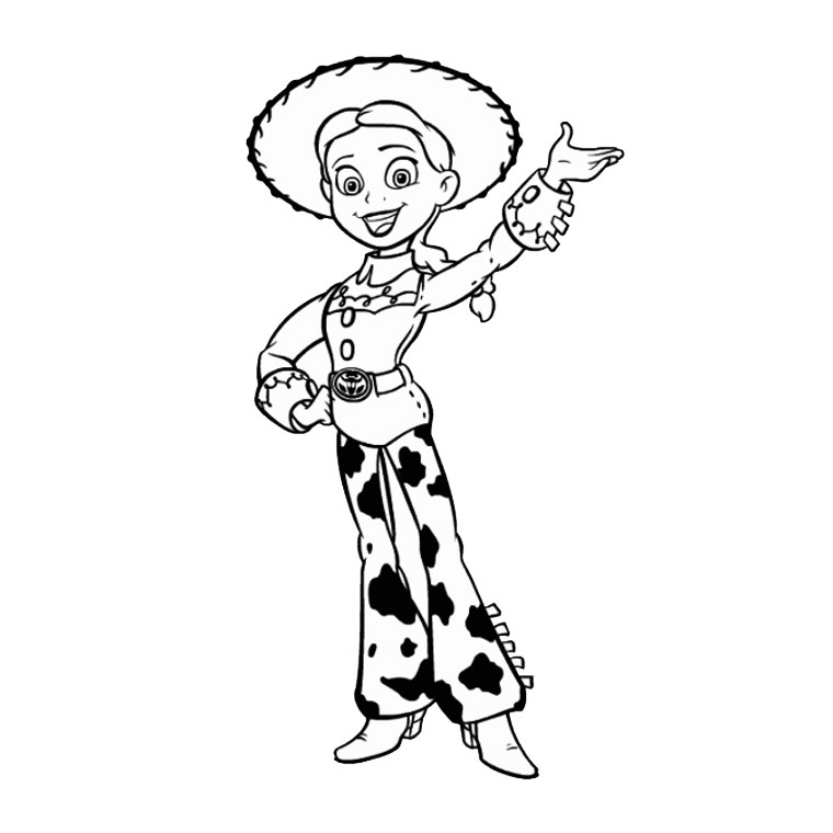 Coloriage Toy Story 2 - Alphabet disney à imprimer