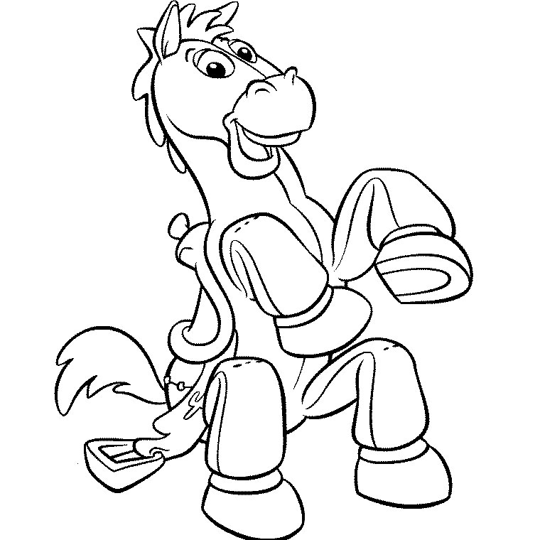 Coloriage Toy Story 4 - Alphabet disney à imprimer