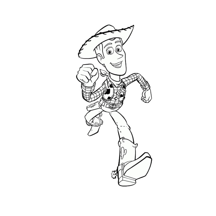 Coloriage Toy Story - Alphabet disney à imprimer