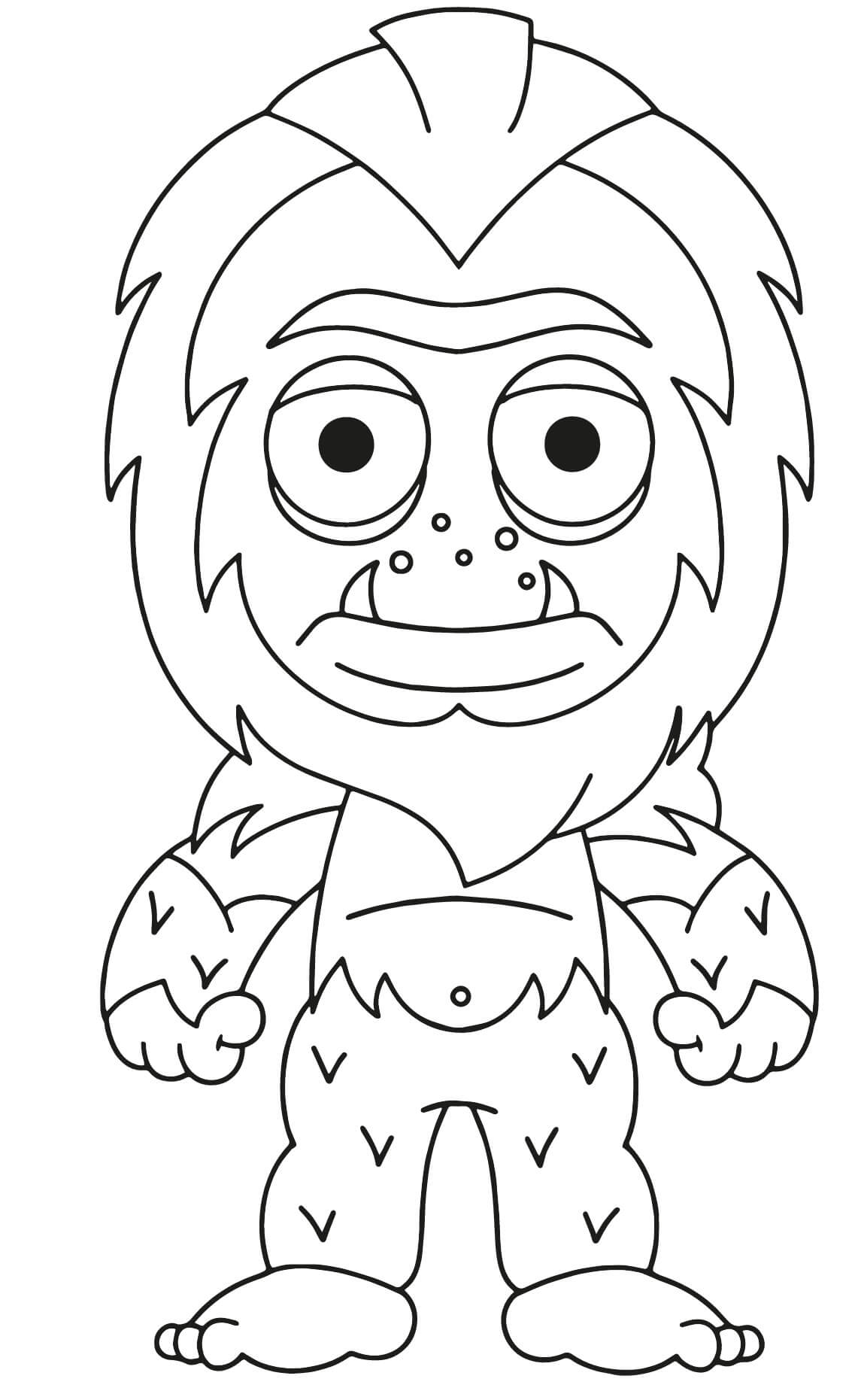 Coloriage Trog - Fortnite à imprimer