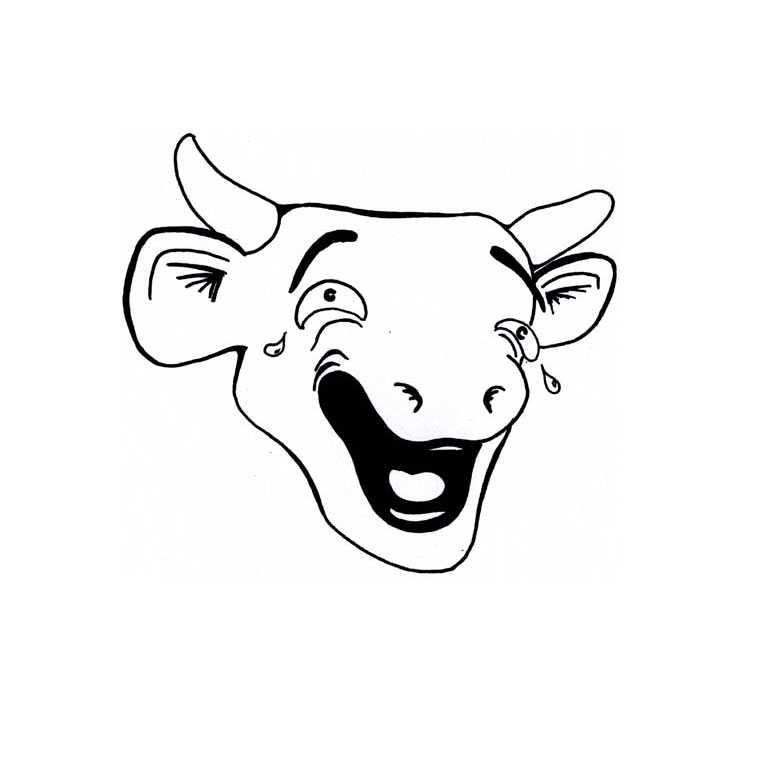 Coloriage Vache Qui Rit - Animaux à imprimer